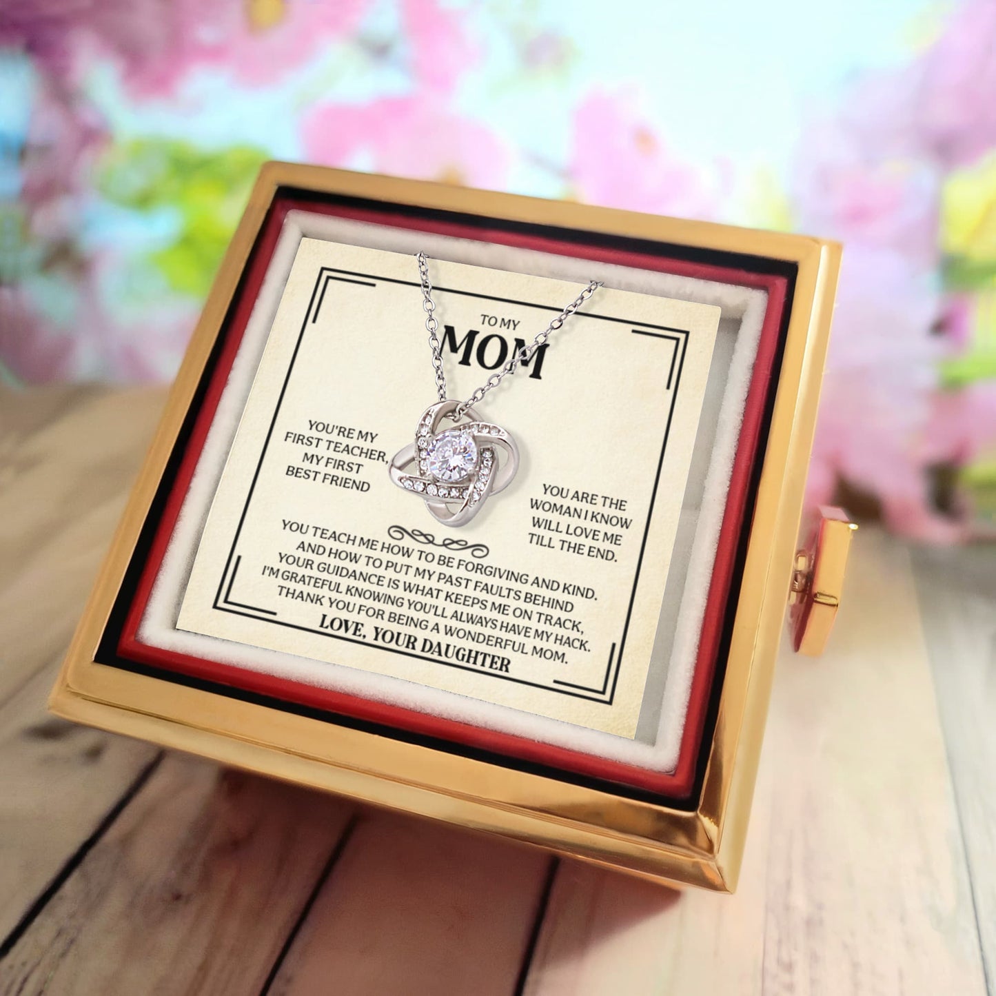 You are the constant in my turning world, Mom Rotating Rose !