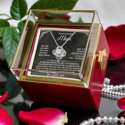 To the woman who makes my world turn with love — Mom Rotating Rose !