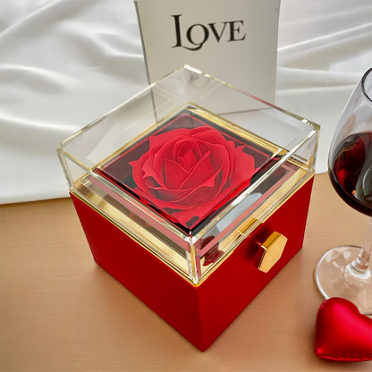 For the woman who turns my life into love and beauty Rotating Rose !